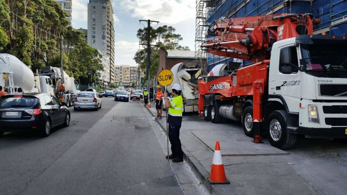 How can you ensure traffic safety at a worksite?